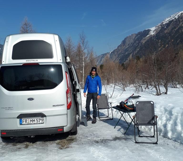 Wintercamping im Engadin